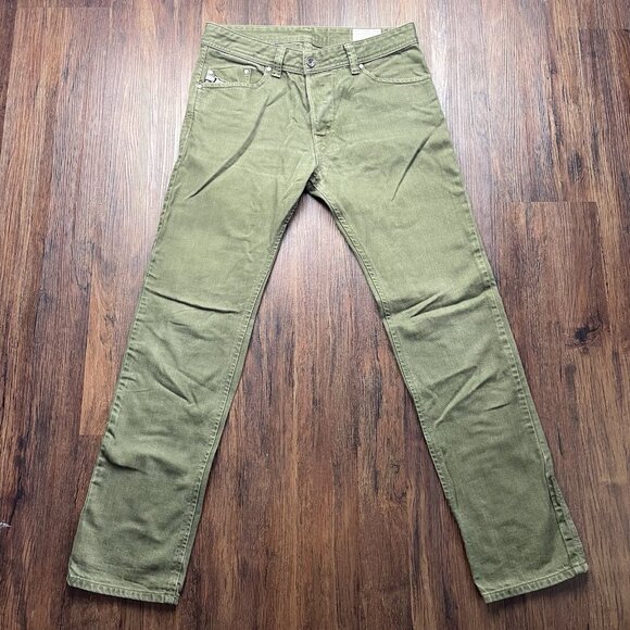 Diesel Jeans Mens 31x32 Green Darron Regular Slim Tapered Button Fly - Picture 1 of 10